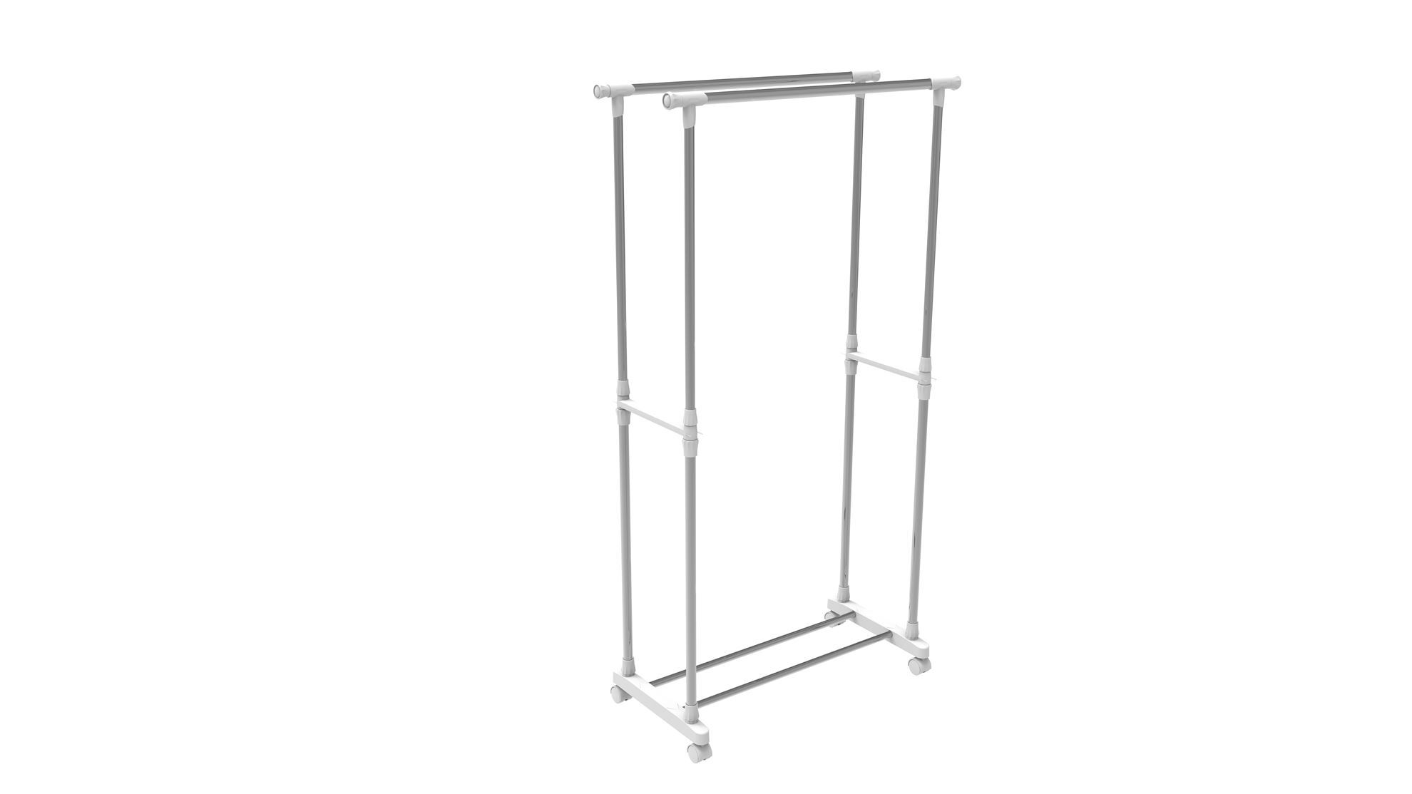 Retractaline. Double Garment Rack